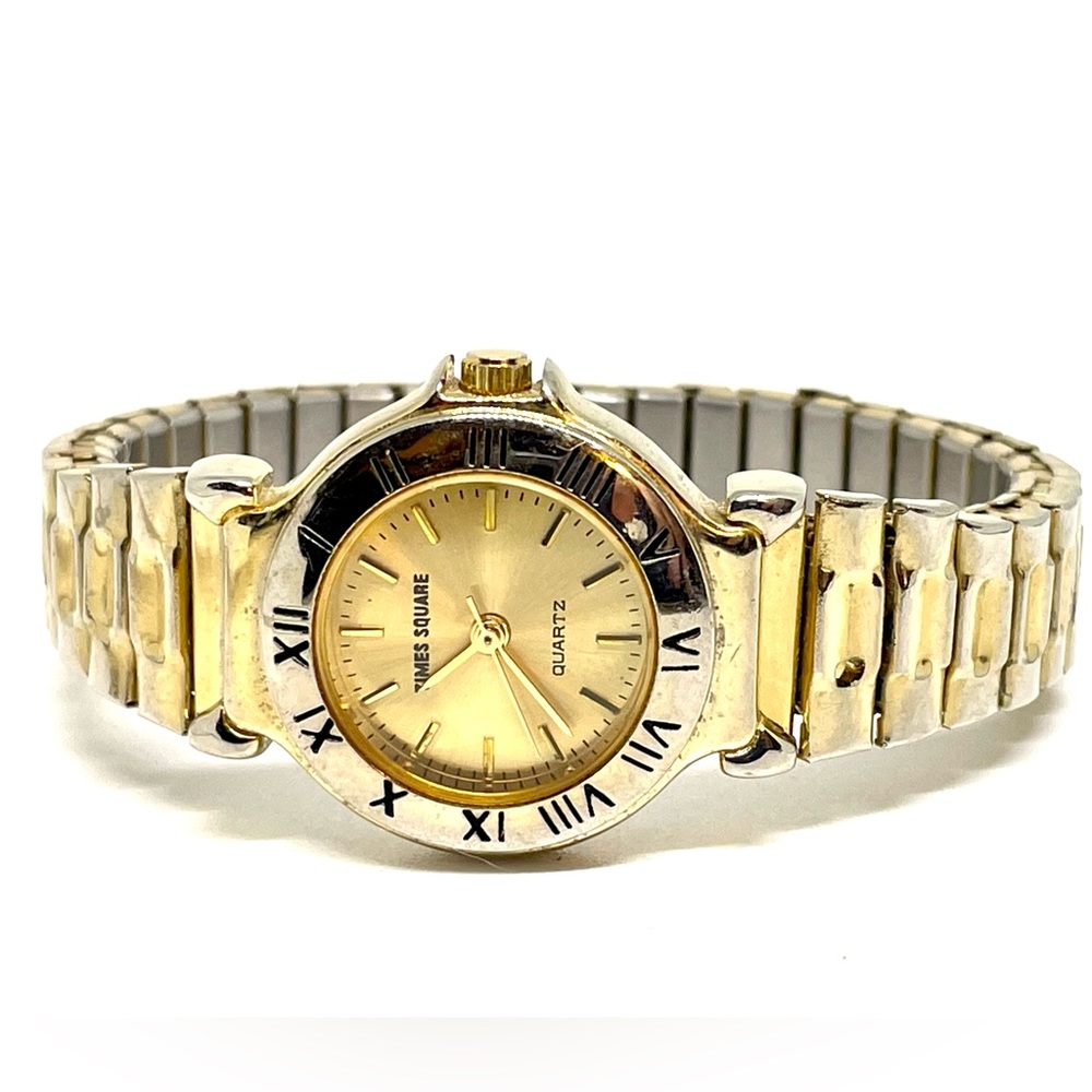 Times Square 2 Tone Watch